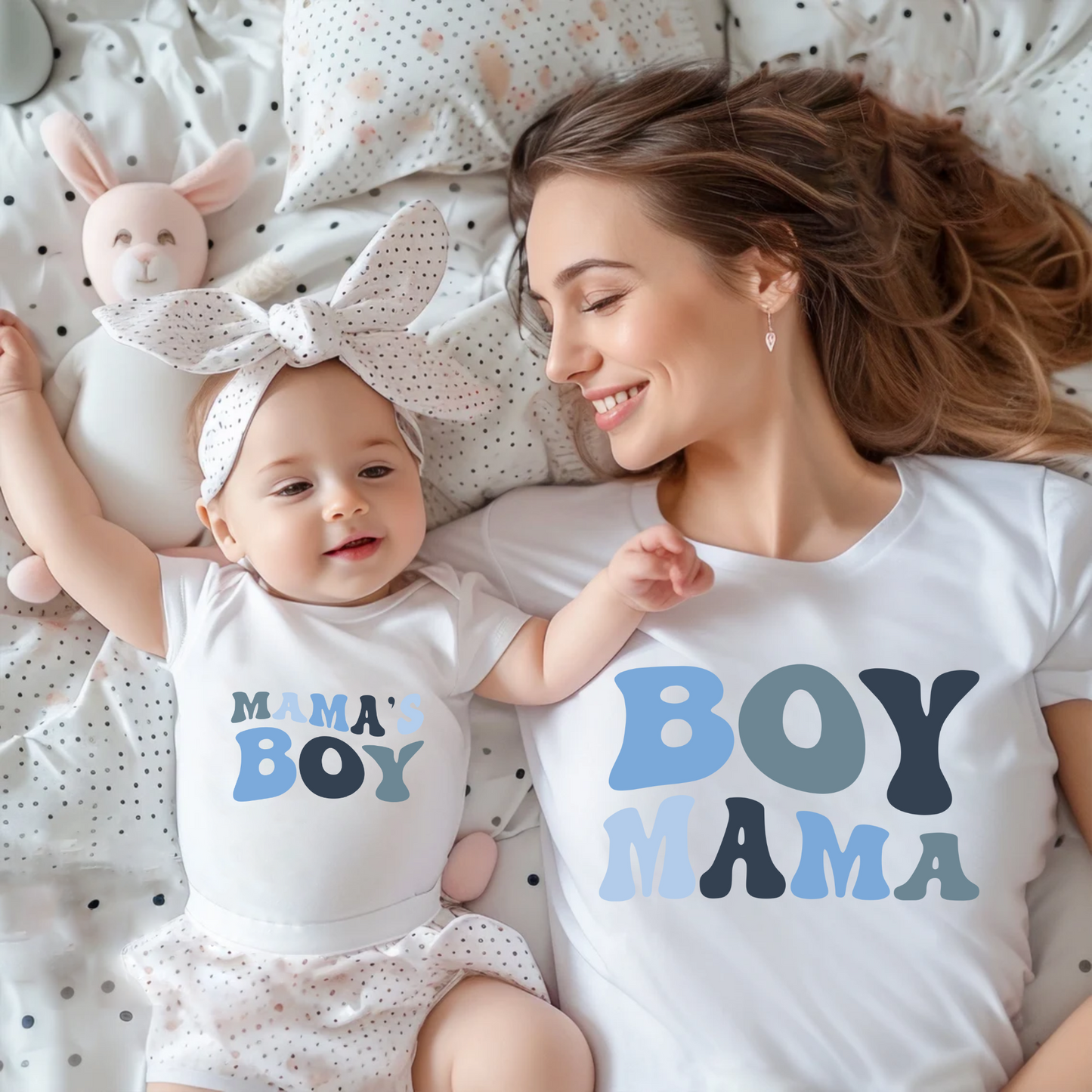 Boy Mama & Mama's Boy Matching Tees, Mother’s Day Gift Shirts
