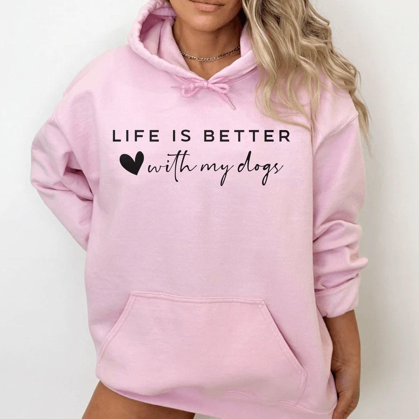 Das Leben ist besser mit meinem Hunde Sweatshirt - GiftHaus