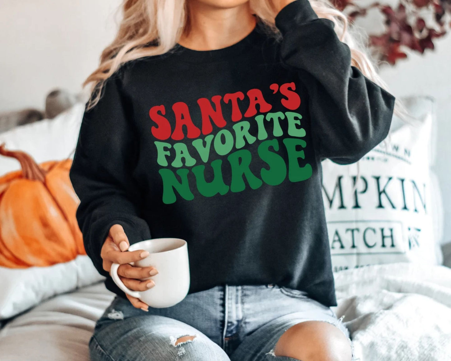 Santas Lieblingskrankenschwester - Weihnachtsgeschenk für Krankenschwestern