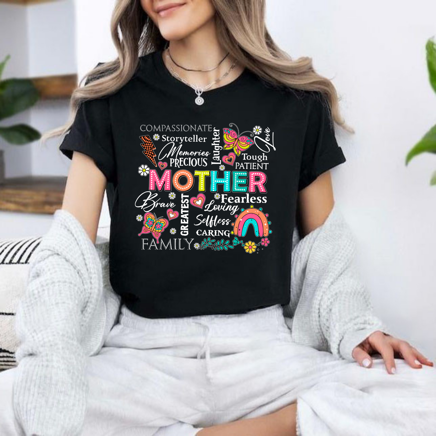 Gesegnete Mama Retro Design - Hommage an die Mutterschaft
