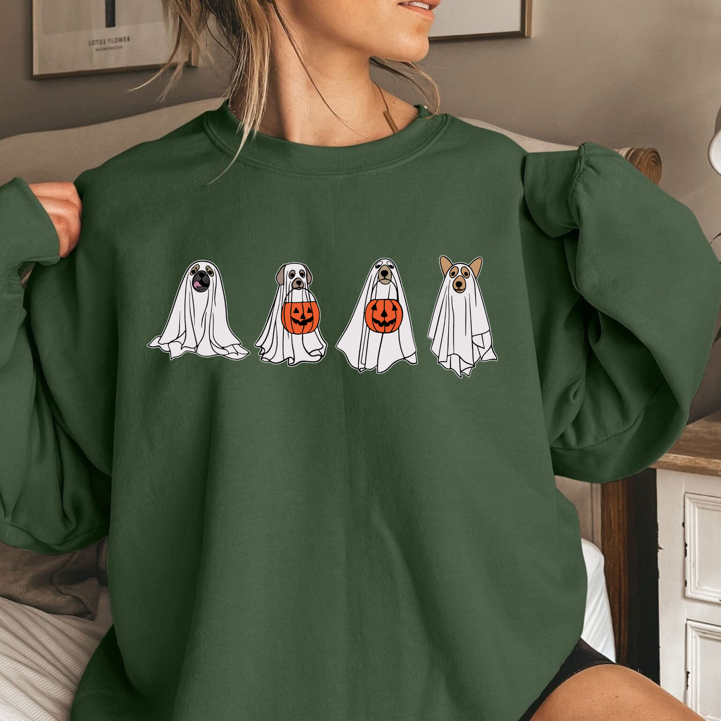 Geisterhund-T-Shirt - Halloween-Geschenk für Tierliebhaber