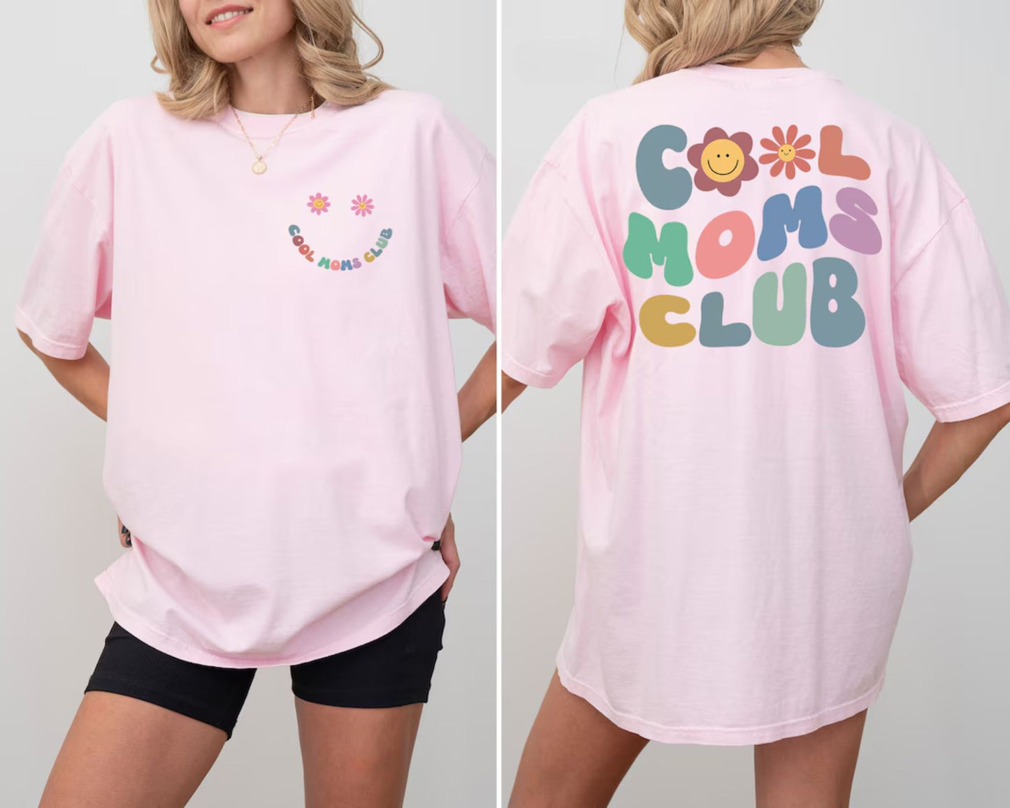 Cool Moms Club Sweatshirt - Lustiges Mama Outfit, Weihnachtsgeschenk für Mama