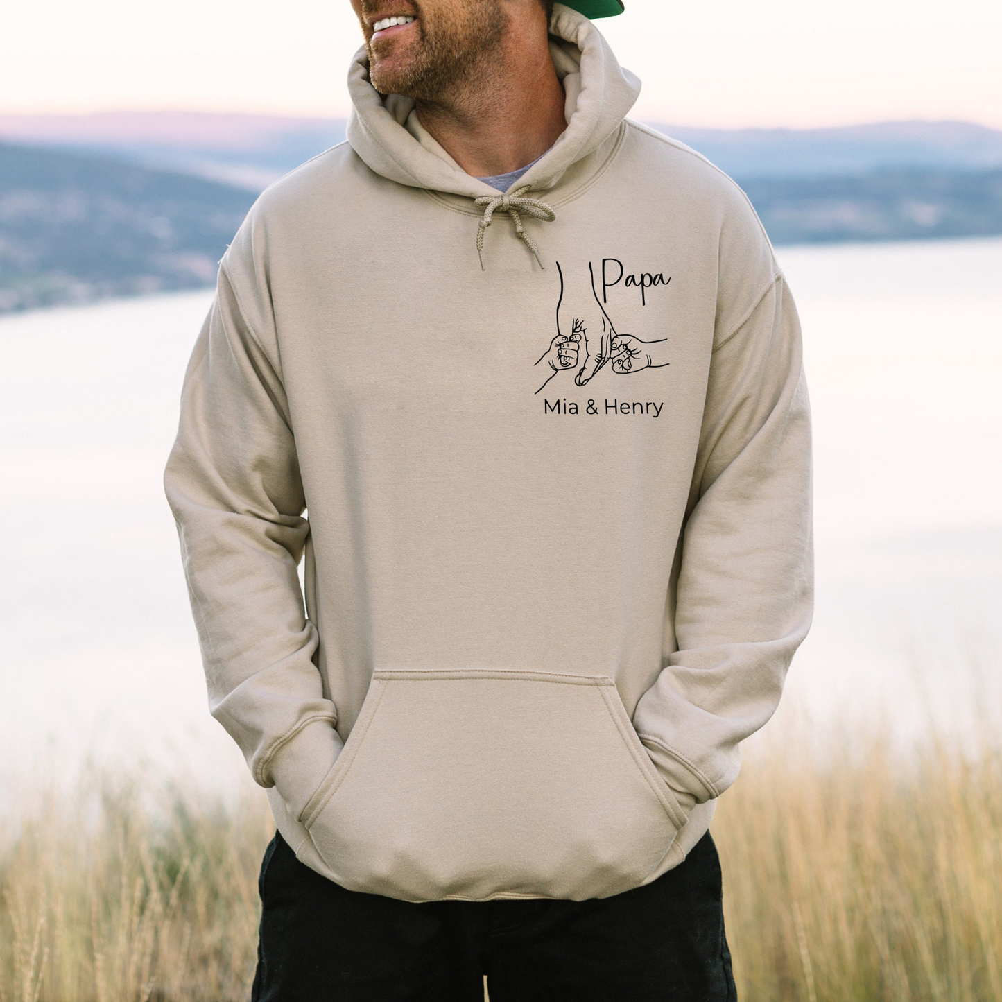 Customizable Dad Shirt – Personalize with Title and Names for Father's Day