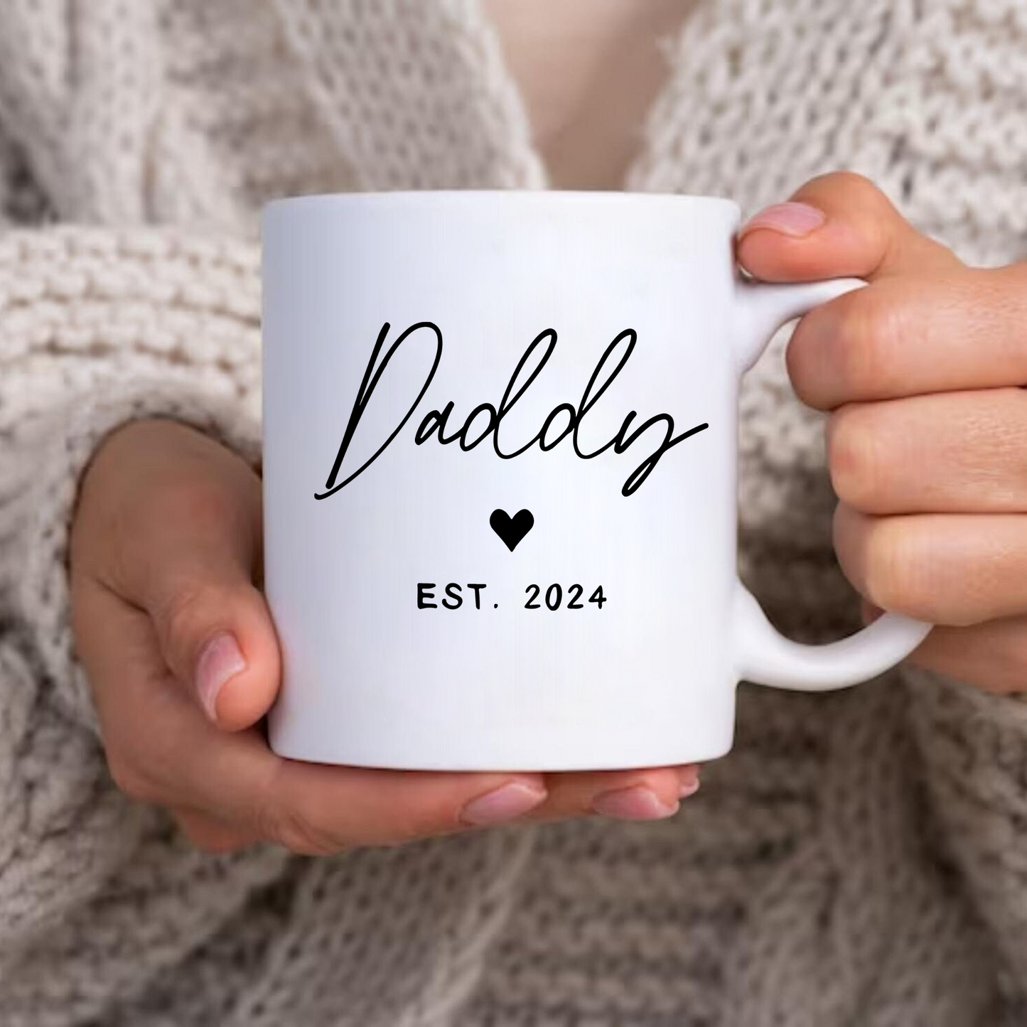 Personalisierte Papa Fototasse - Vatertagsgeschenk