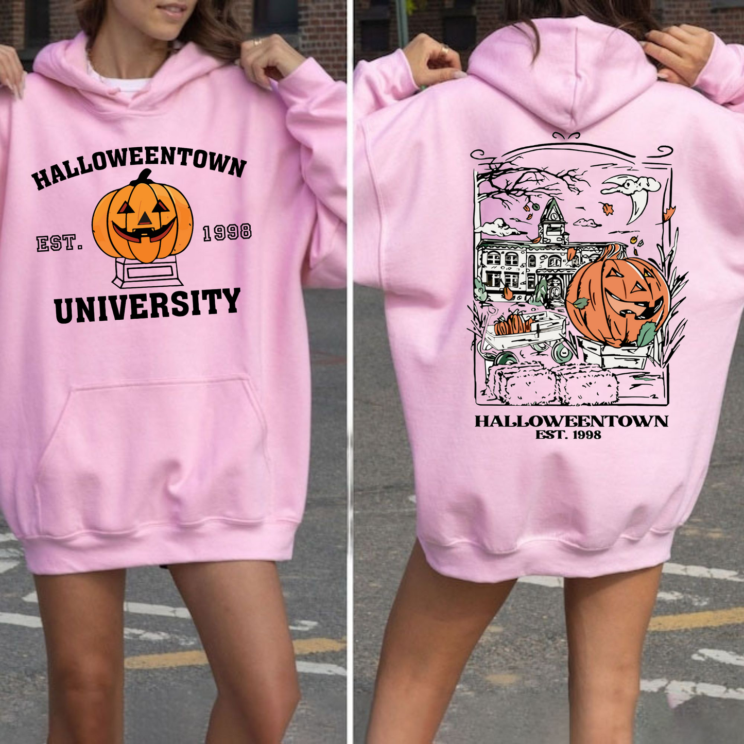 Vintage Halloweentown 1998 T-Shirt - Geschenk für Halloween- und Herbstfans