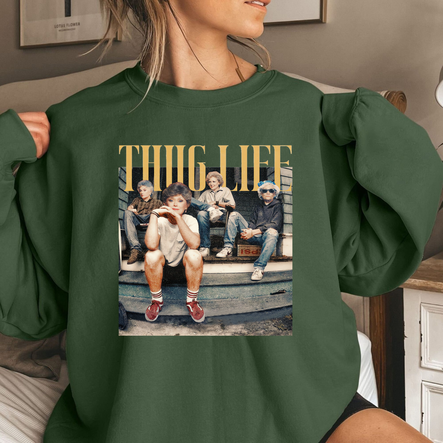Golden Girls Thug Life - Komfort-Shirt für Sitcom-Fans