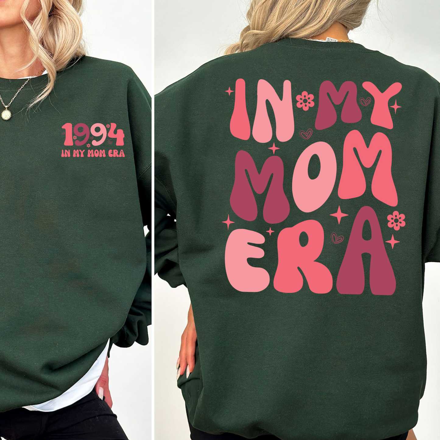 Mama-Jahre - Personalisierter Jahrgang Sweatshirt für Mütter