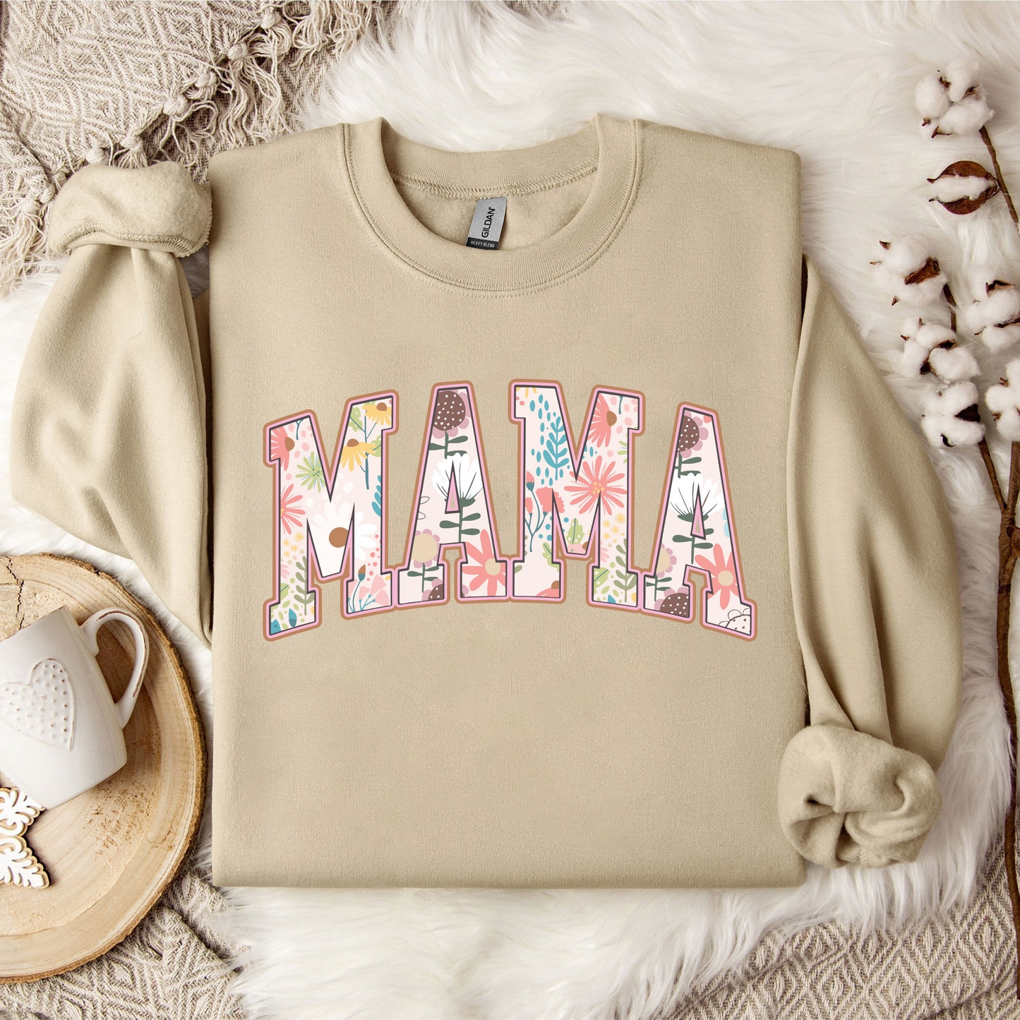 Floral Mama - Strength and Beauty Women’s Top, Perfect Mother's Day Gift