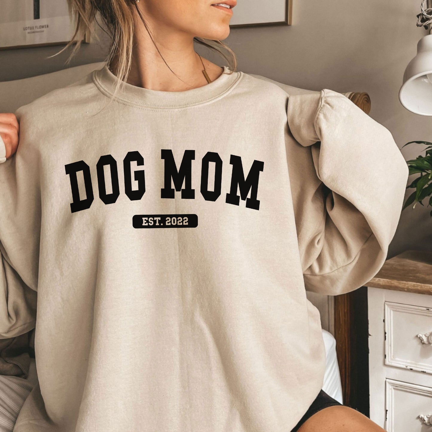 Personalisiertes Hundemama Sweatshirt - Geschenk für Hundeliebhaber