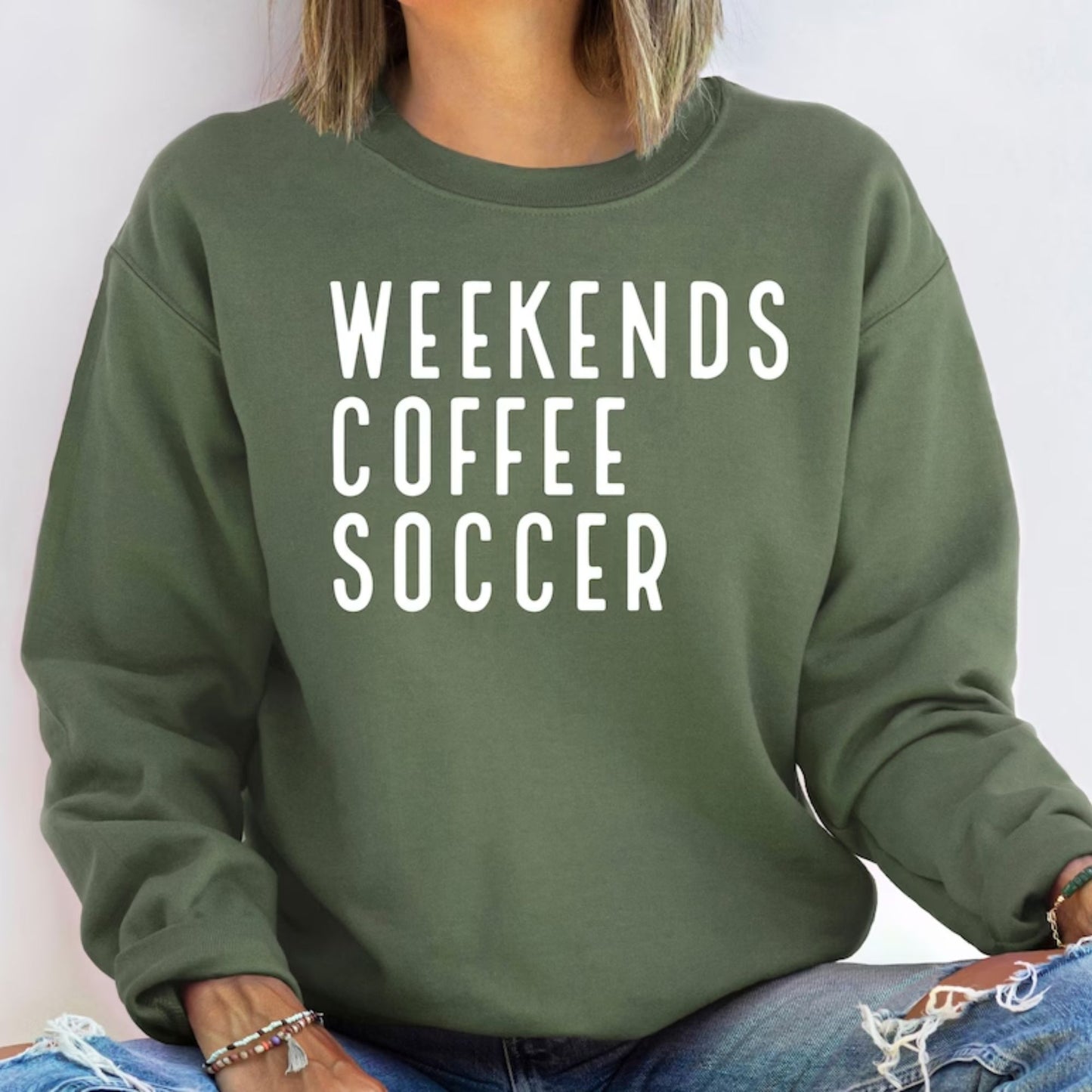 Weekend Coffee Soccer Sweatshirt and Shirts, Soccer Mom Gift