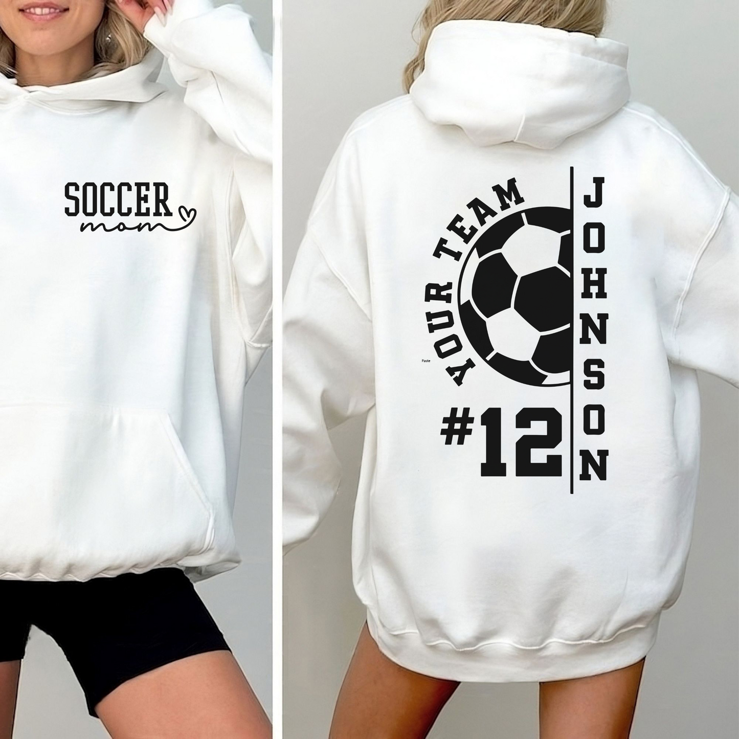 Personalisierte Fußballfan-Liebe – Geschenk für Mütter am Spieltag