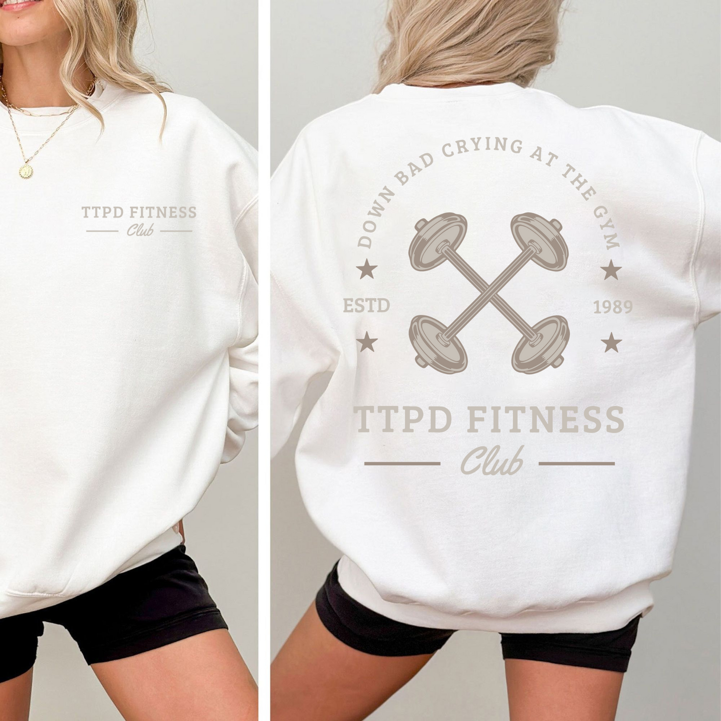 DOWN BAD Crying At The Gym T-shirt