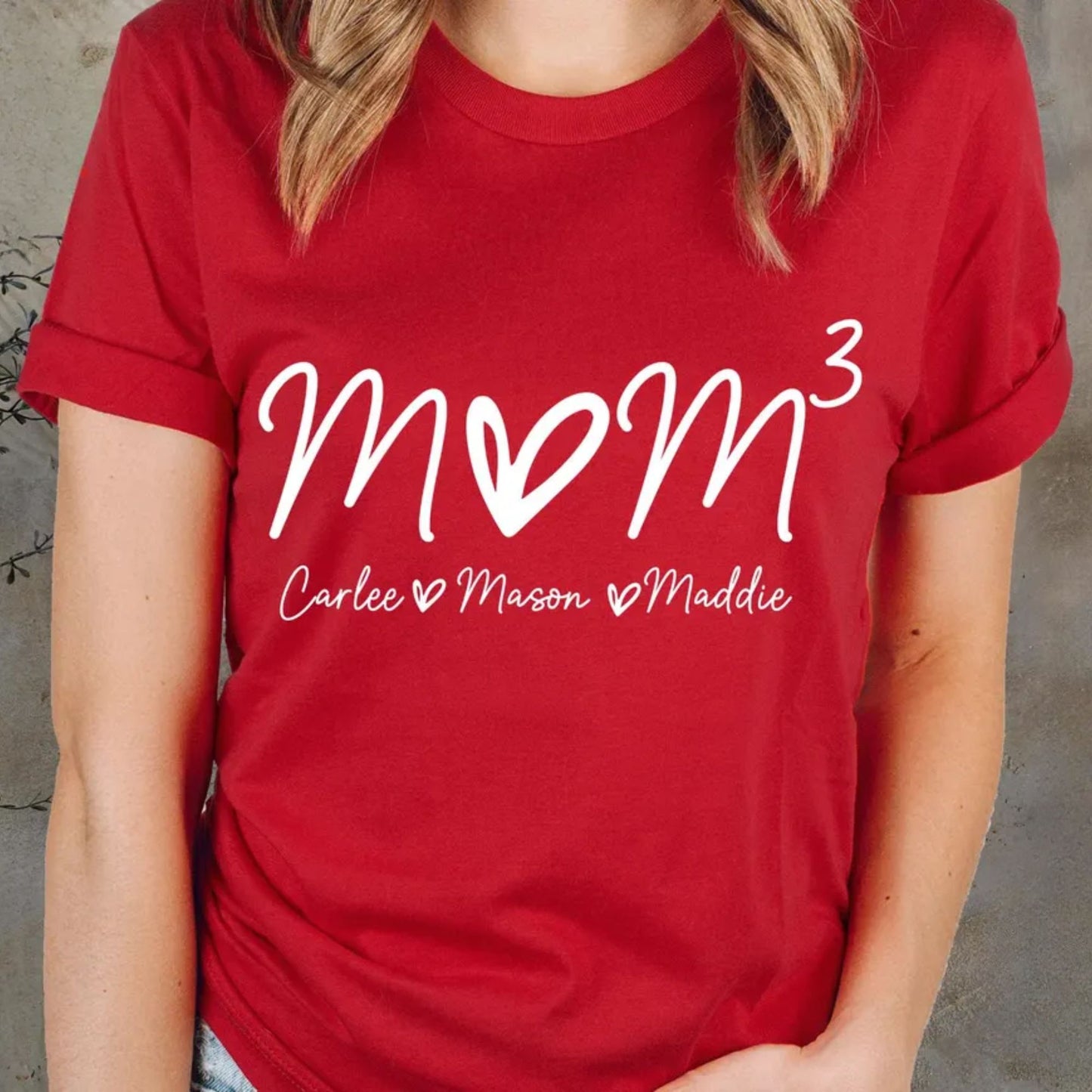 Personalisiertes Mama-Shirt mit Namen, Muttertags-Shirt