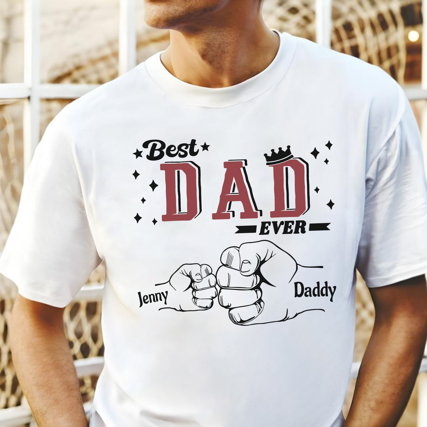 Dad Fist Bump - Unique Personalized Gift