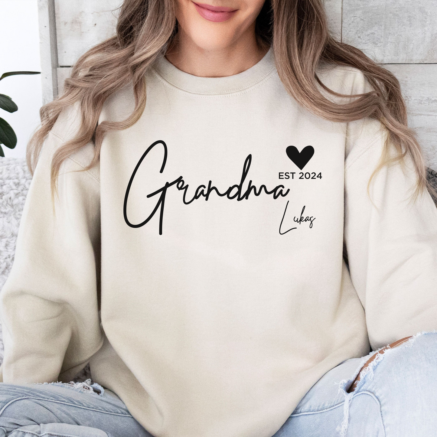 Personalisierbares Oma-Shirt – Dein Name, Dein Jahr, Dein Stolz
