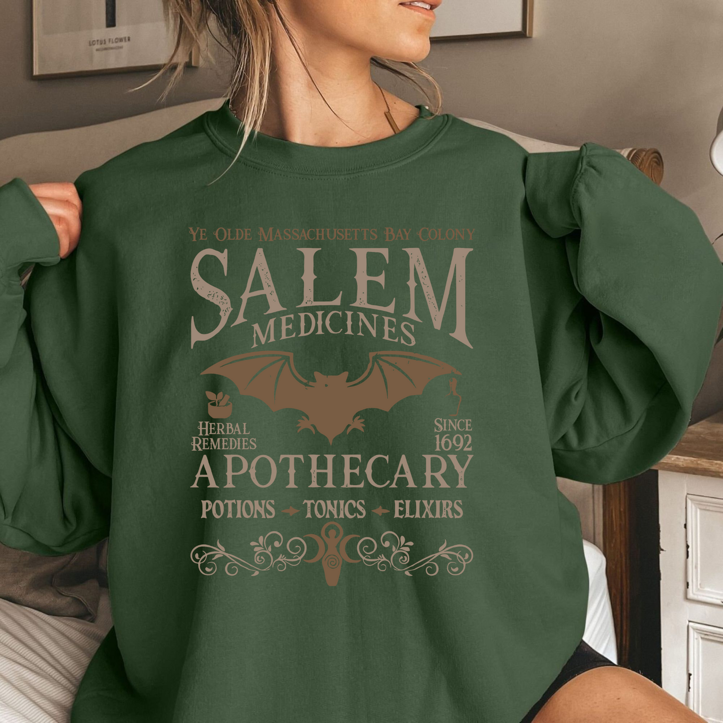Salem Apothecary 1692 Sweatshirt - Halloween-Geschenk für Hexen- und Geschichtsfans