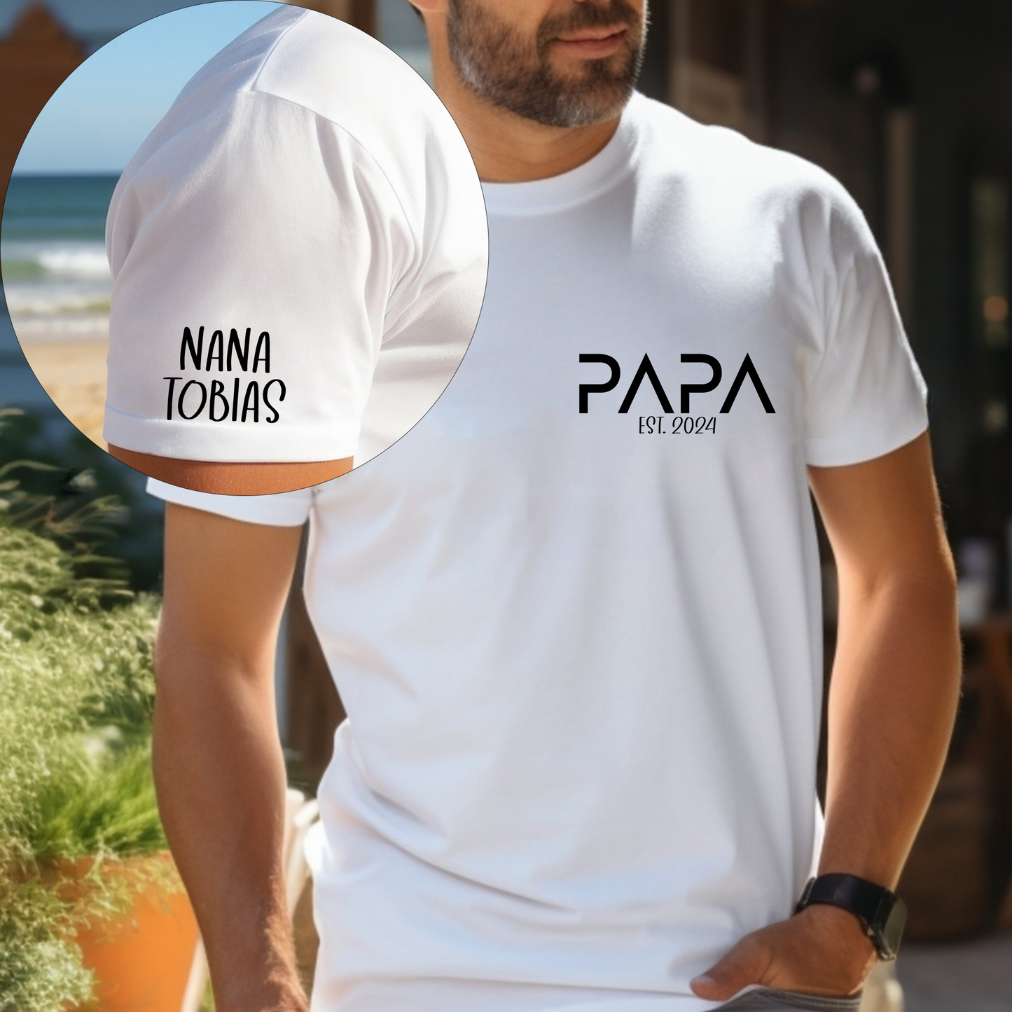 Custom Dad Celebration Gear – Marked with Special Year and Children’s Names