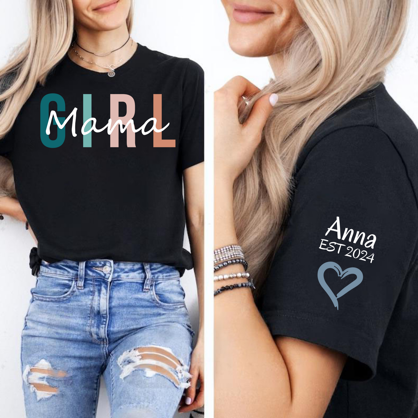 Mama & Töchter Lebensfreude, Persönliches Jubiläumsshirt
