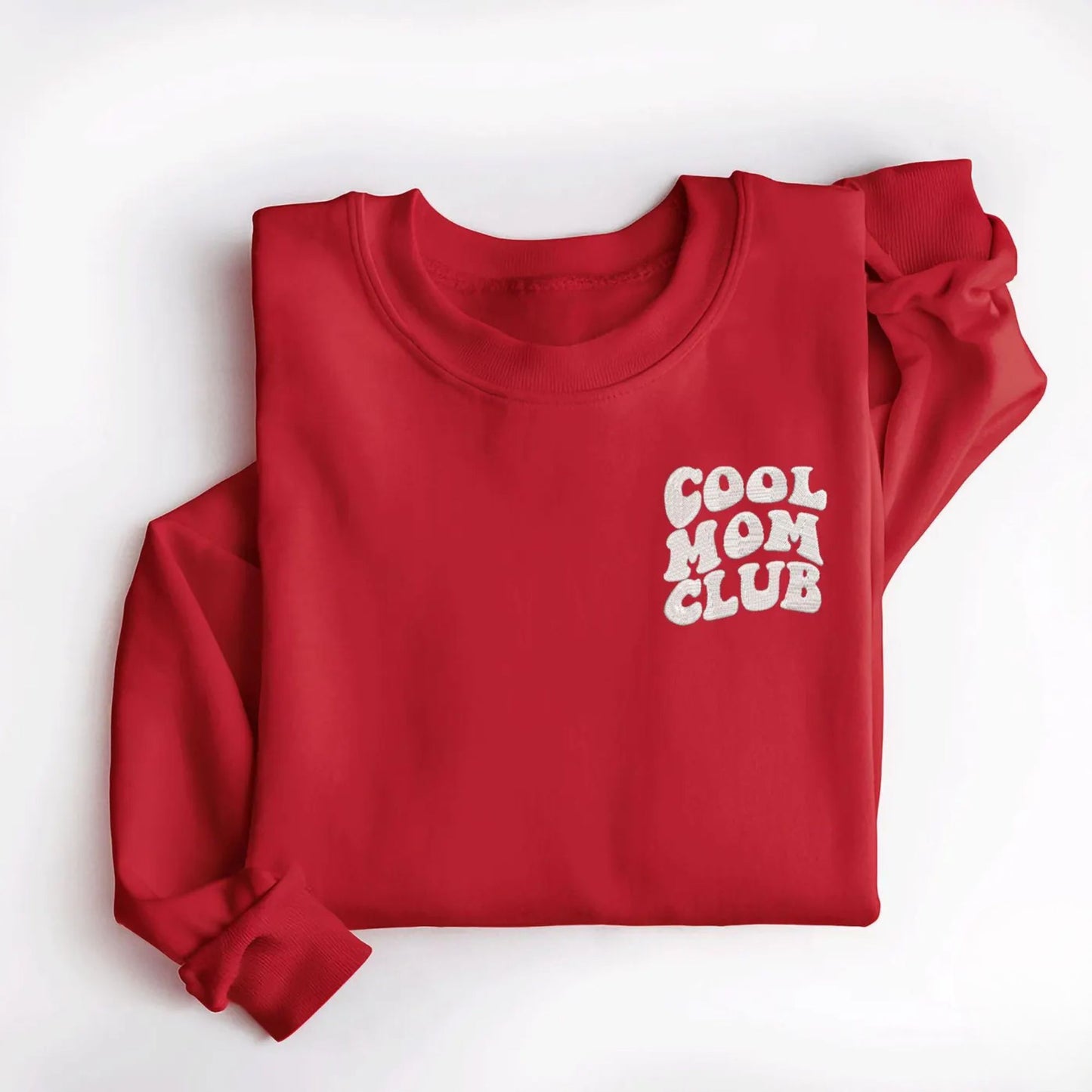 Bestickter 'Cool Mom Club' Sweatshirt, Geschenk für Mama