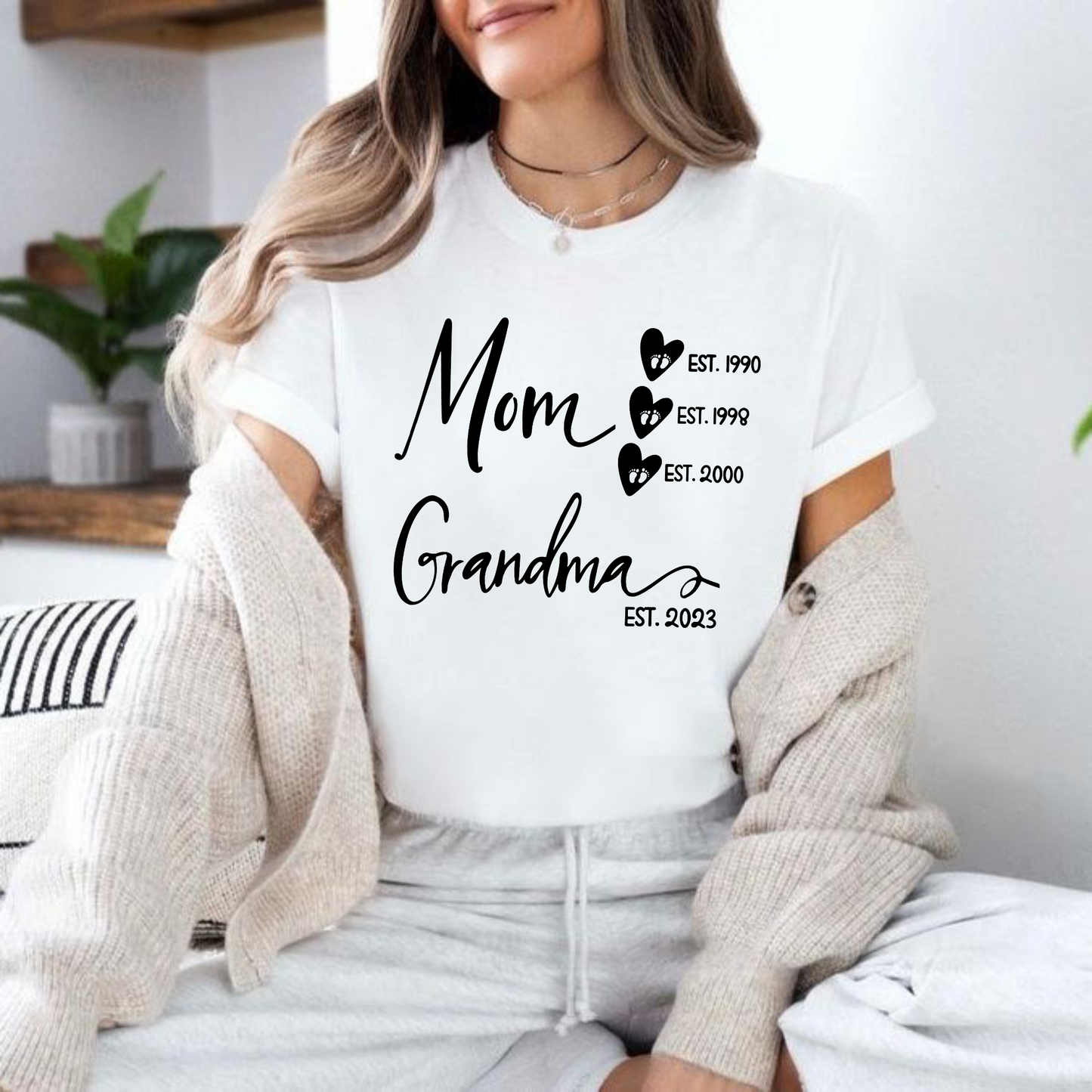 Personalisiertes 'Mom & Oma' Sweatshirt - Erinnerungsstück