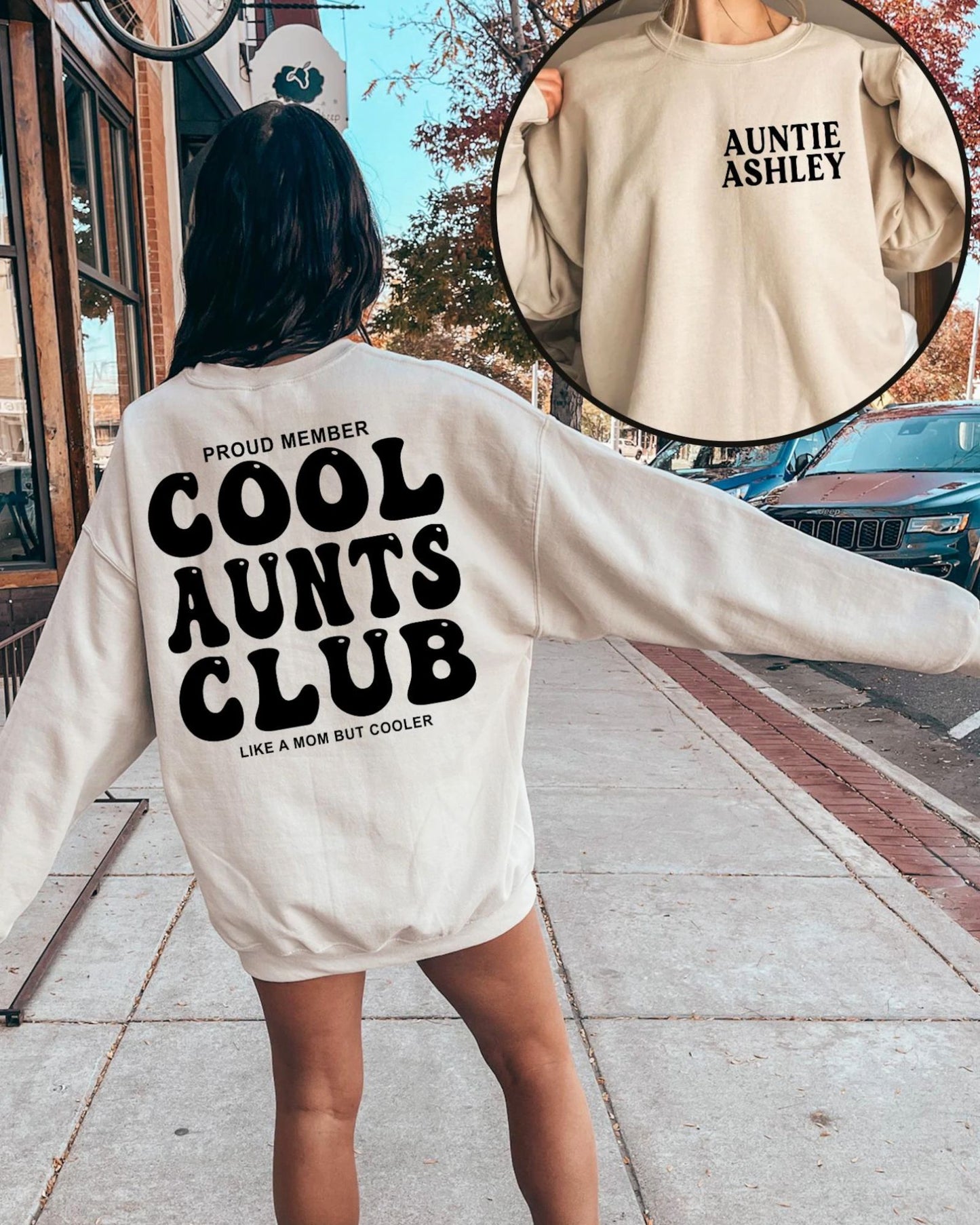 Cool Aunts Club T-Shirt für Tanten, Cooles Tante-Sweatshirt, Geschenk für Tanten
