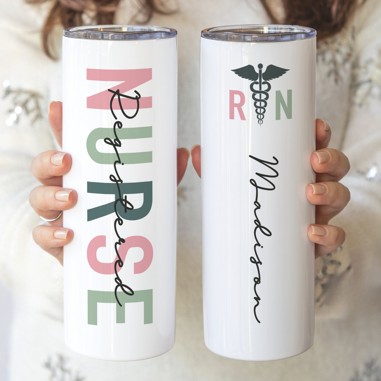 Personalized Nurse Tumbler - Appreciation Gift for Nursing Graduates