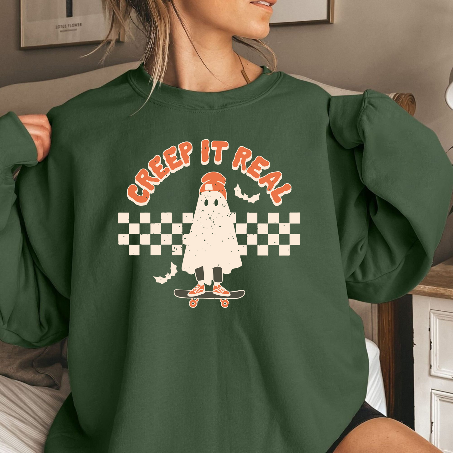 Vintage-Geister-Halloween-T-Shirt - Geschenk für Herbstliebhaber