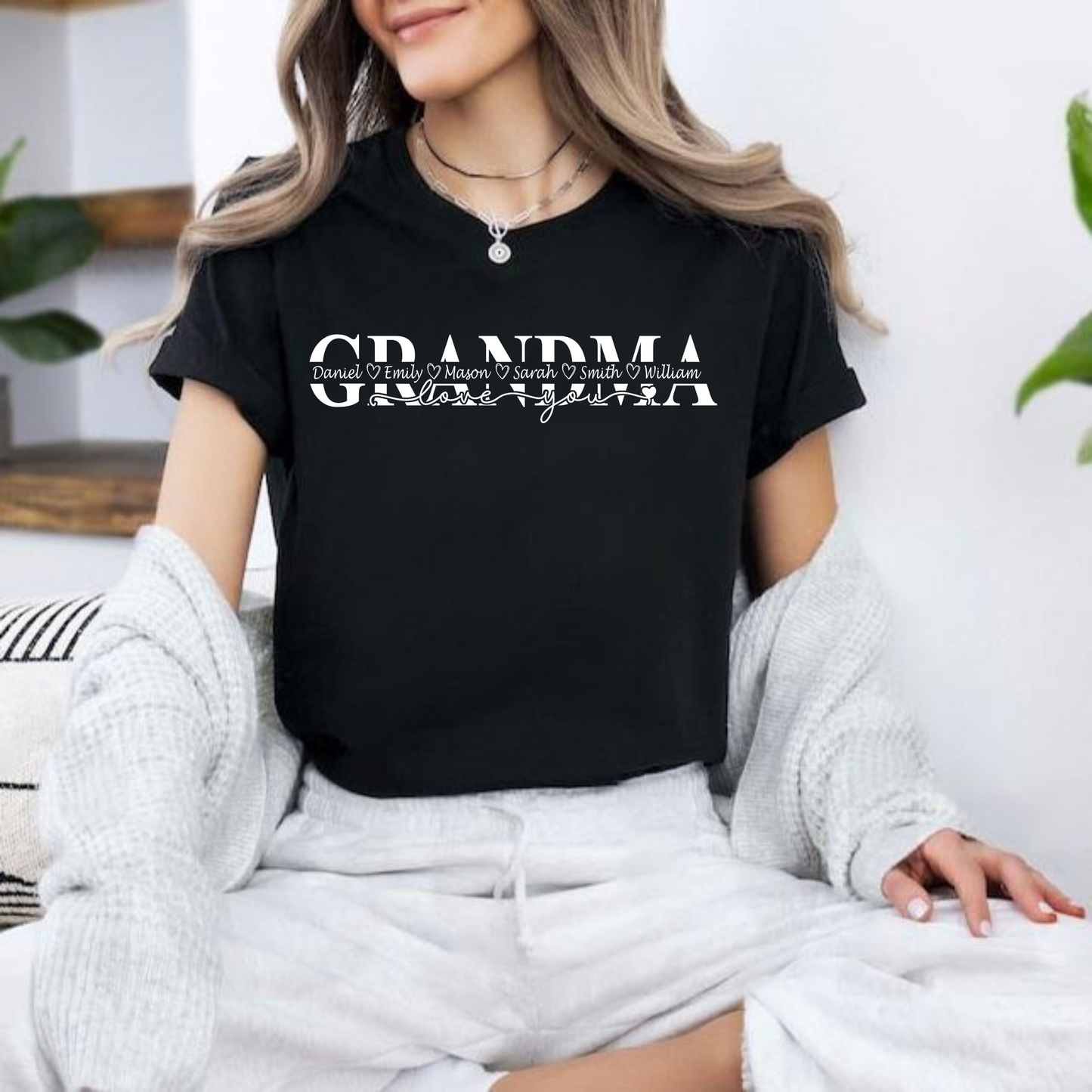 Grandmother's Love - Personalized with Grandchildren's Names
