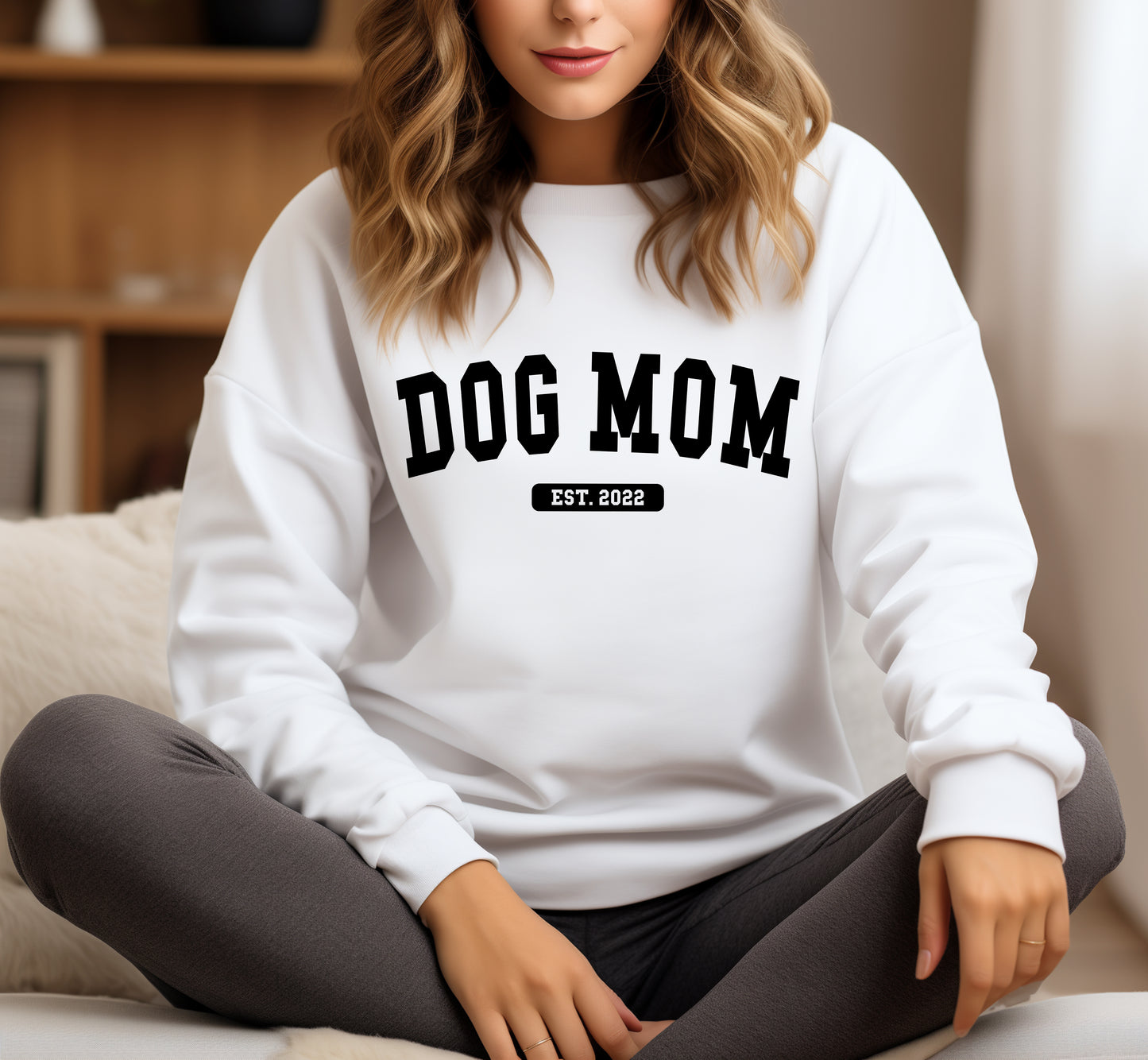 Personalisiertes Hundemama Sweatshirt - Geschenk für Hundeliebhaber
