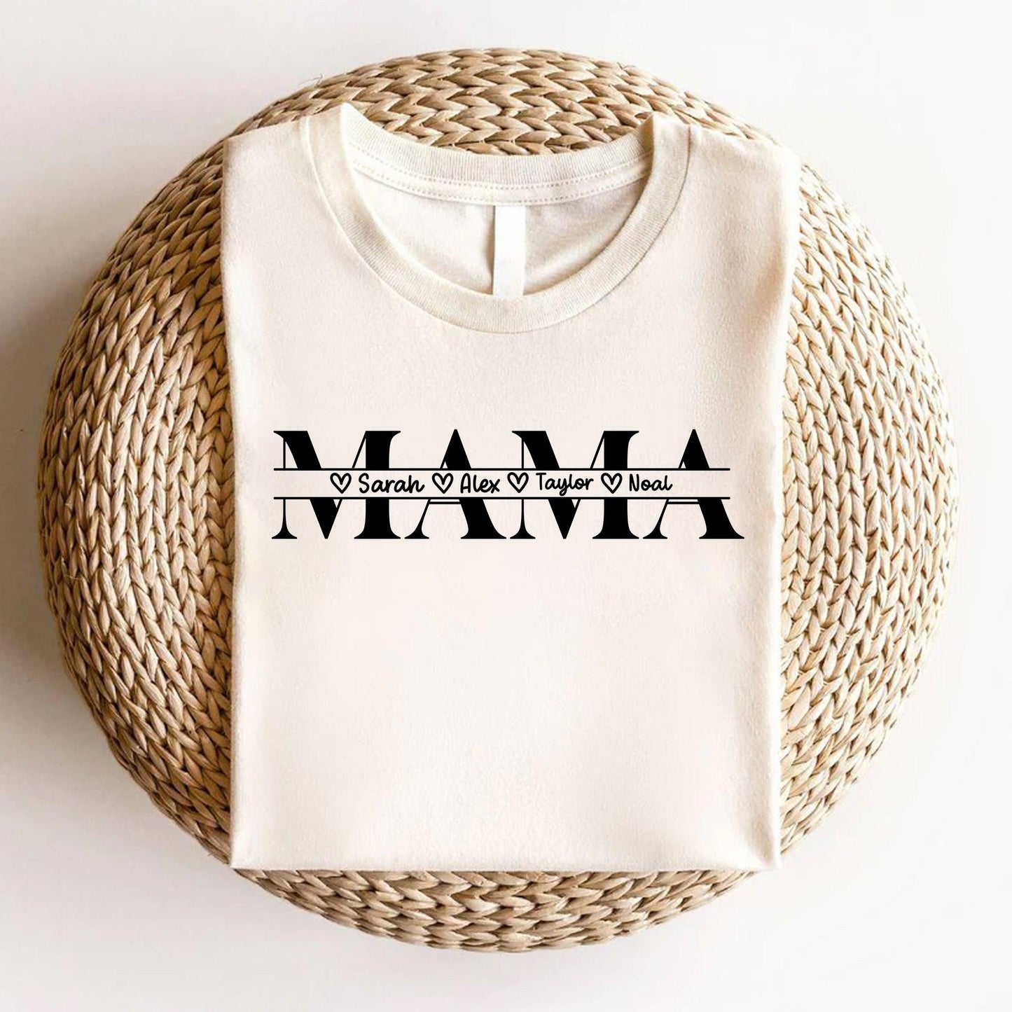 Personalisiertes Mama Sweatshirt mit Kindernamen - GiftHaus