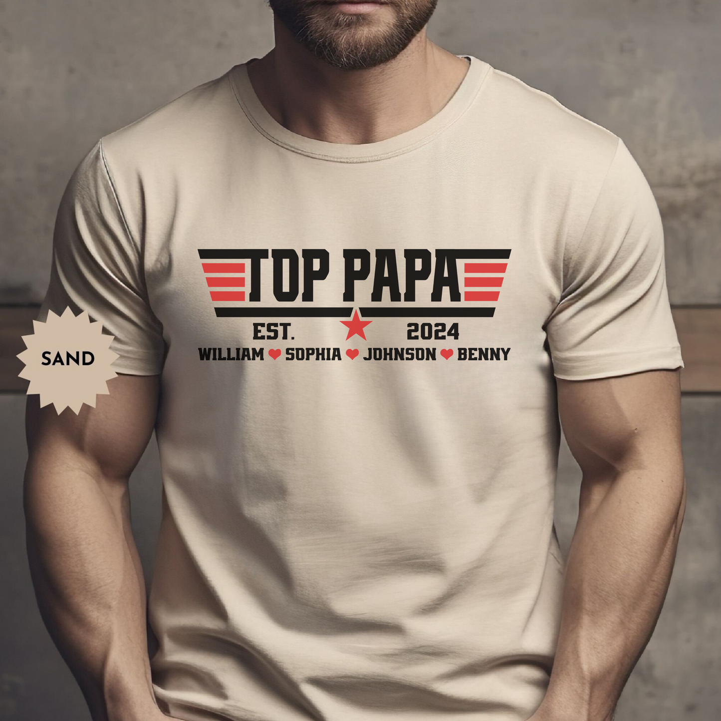 Top Papa: Names & Key Years Customized, Dad's Special Tribute