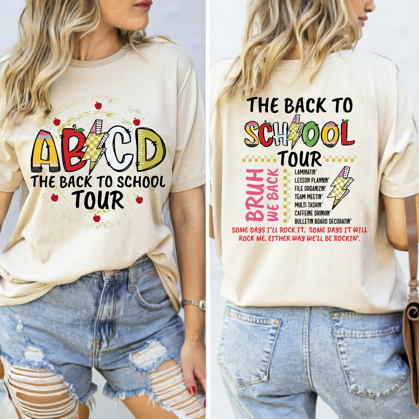 ABC Lehrer Shirt für den Schulanfang, Team Geschenk