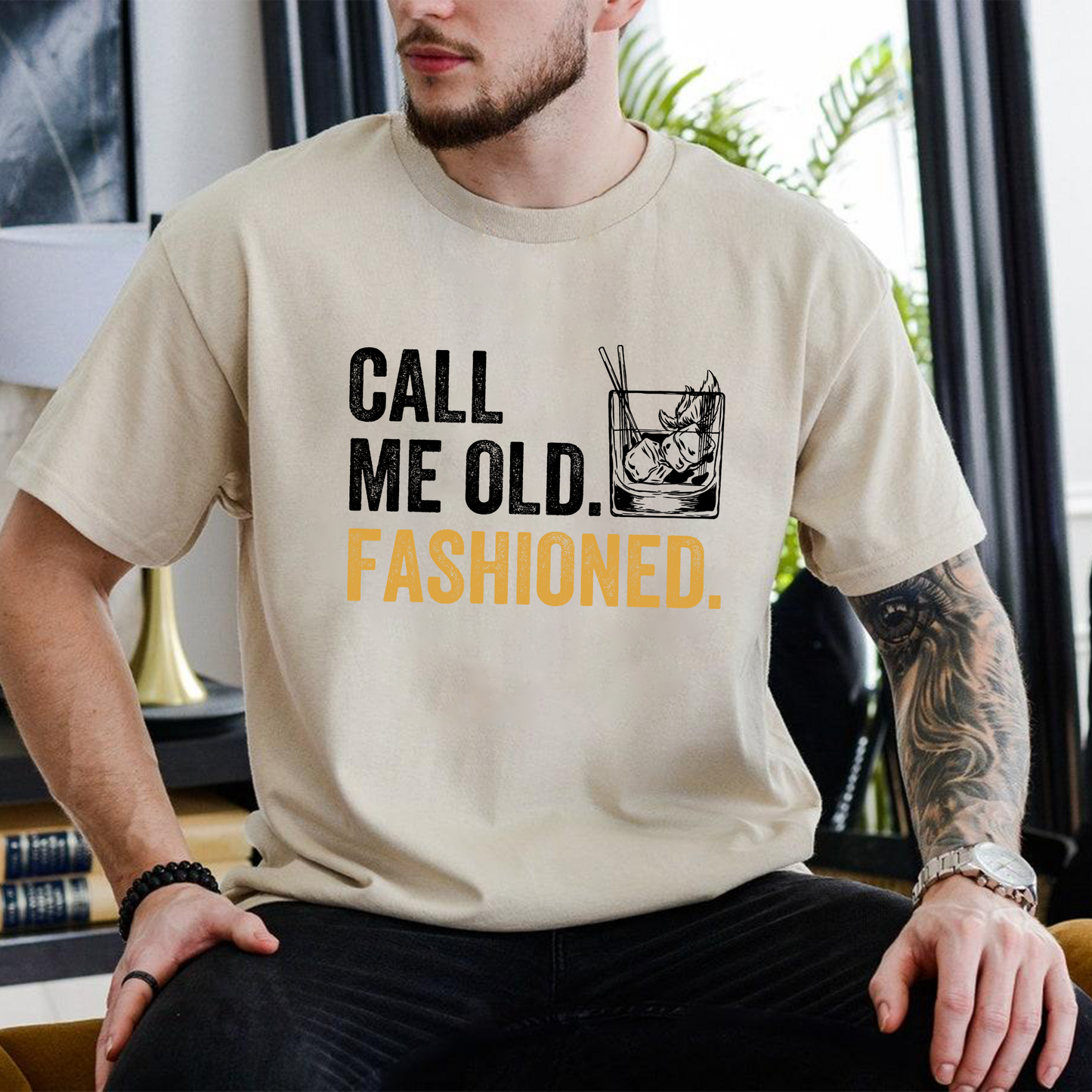 Old Fashioned - Bourbon-Liebhaber-Shirt für Männer