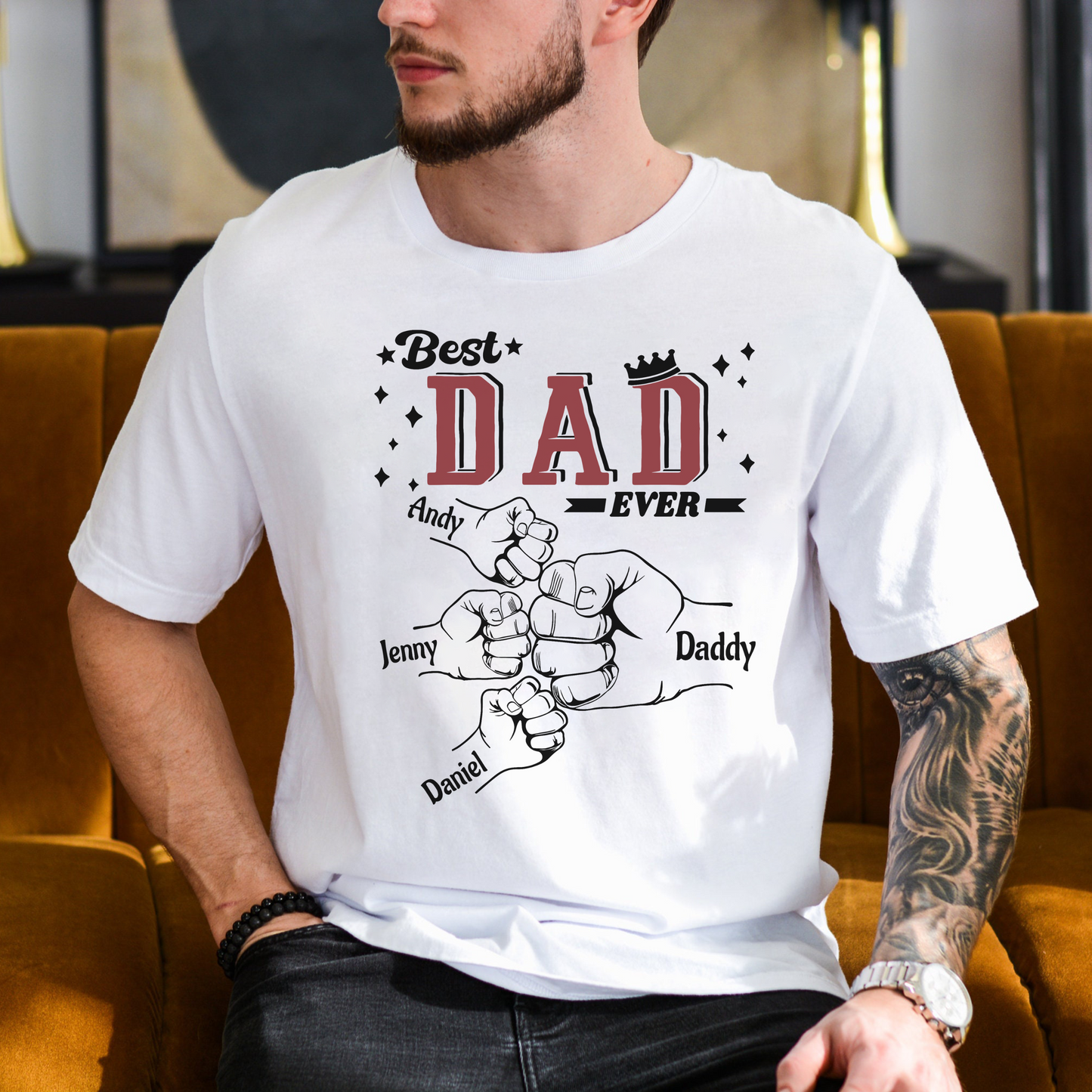 Dad Fist Bump - Unique Personalized Gift