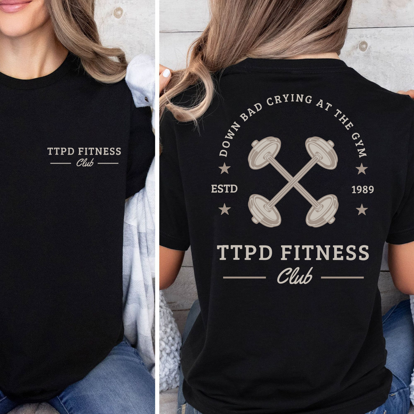 DOWN BAD Crying At The Gym T-shirt