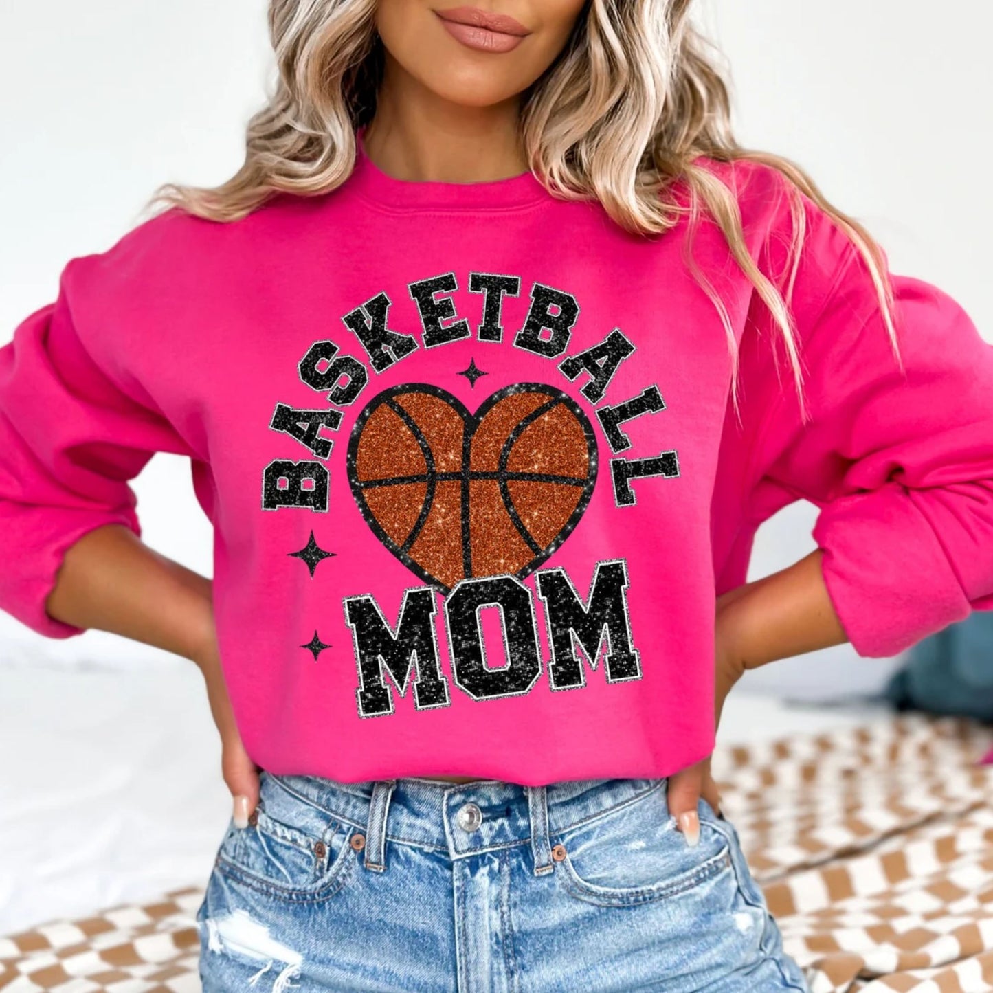 Basketball Mama Shirt und Sweatshirt, Geschenk für Basketball Mama