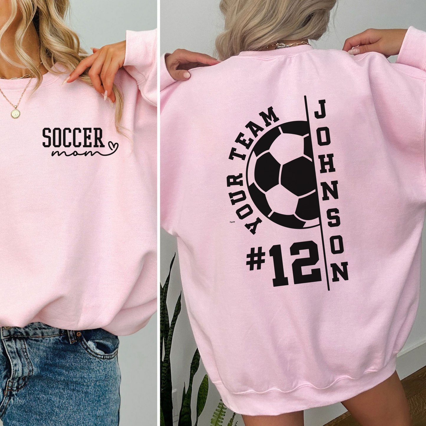 Personalisierte Fußballfan-Liebe – Geschenk für Mütter am Spieltag