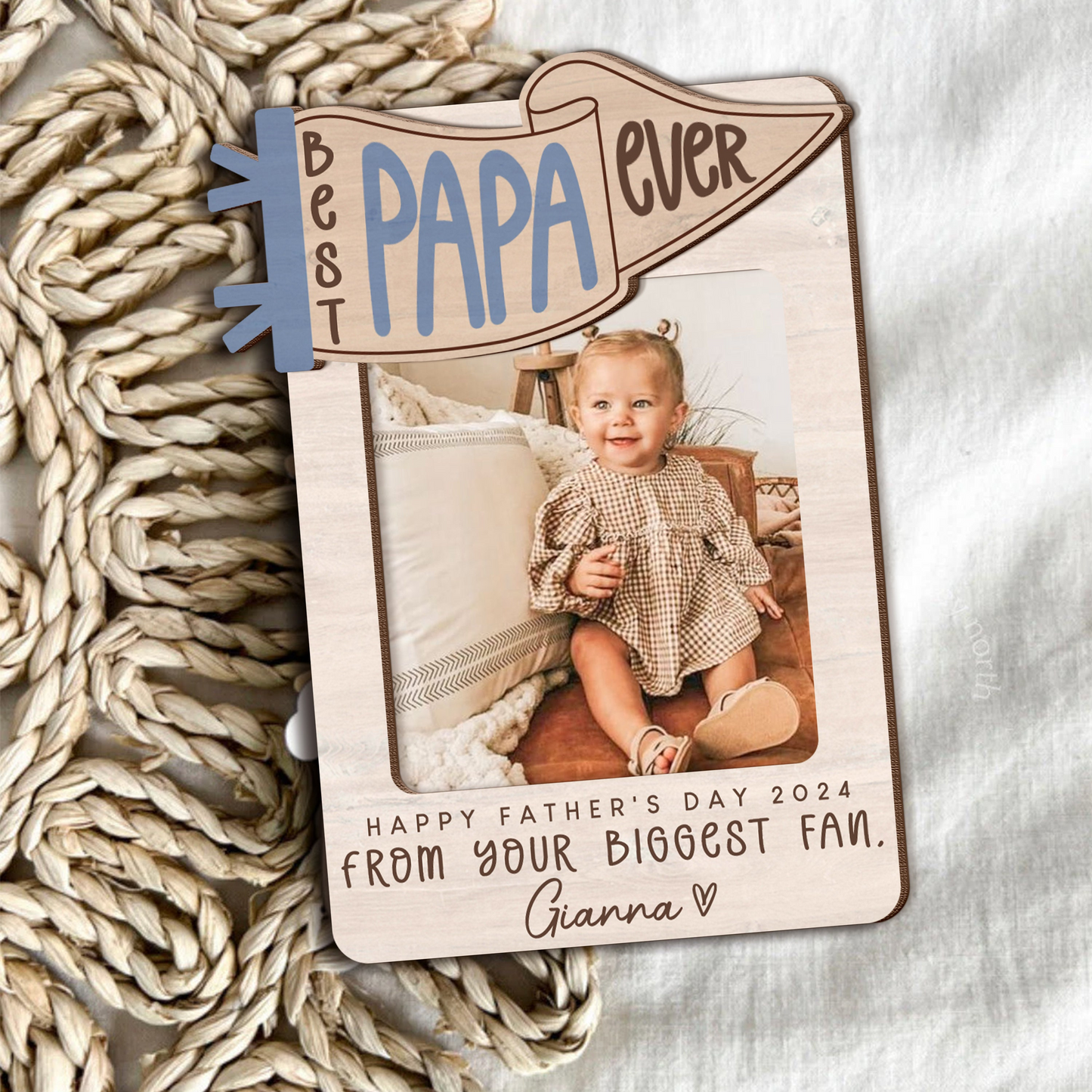 Personalized Daddy Car Visor Clip for Father's Day