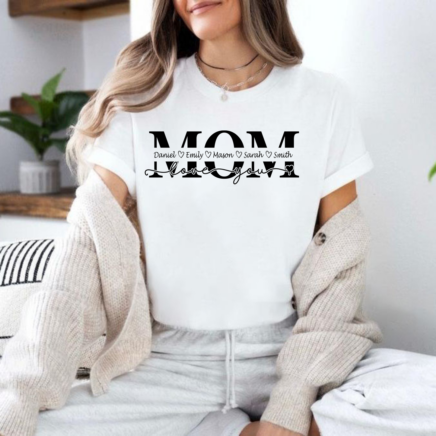 Customizable Gift for Mothers, Names of Your Loved Ones