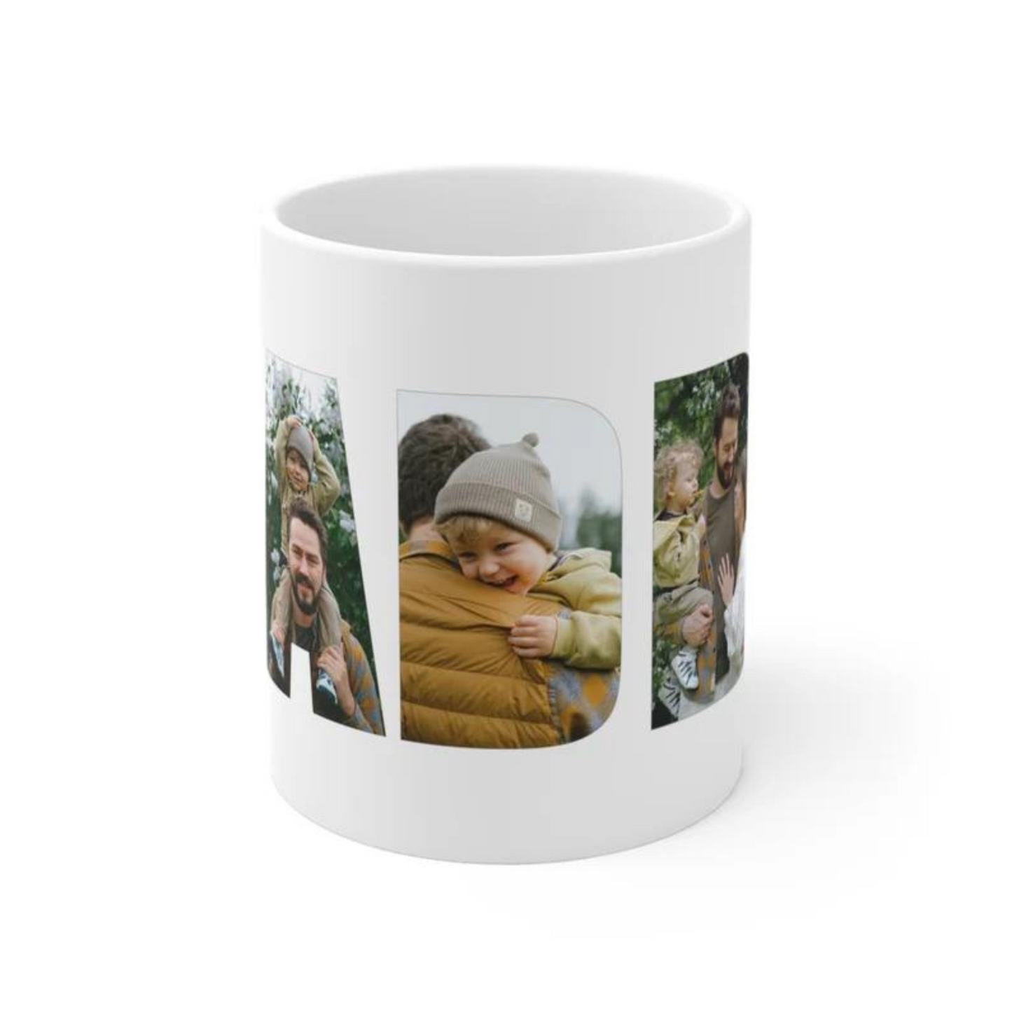 Super Papa Foto-Becher - Personalisiertes Vatertagsgeschenk