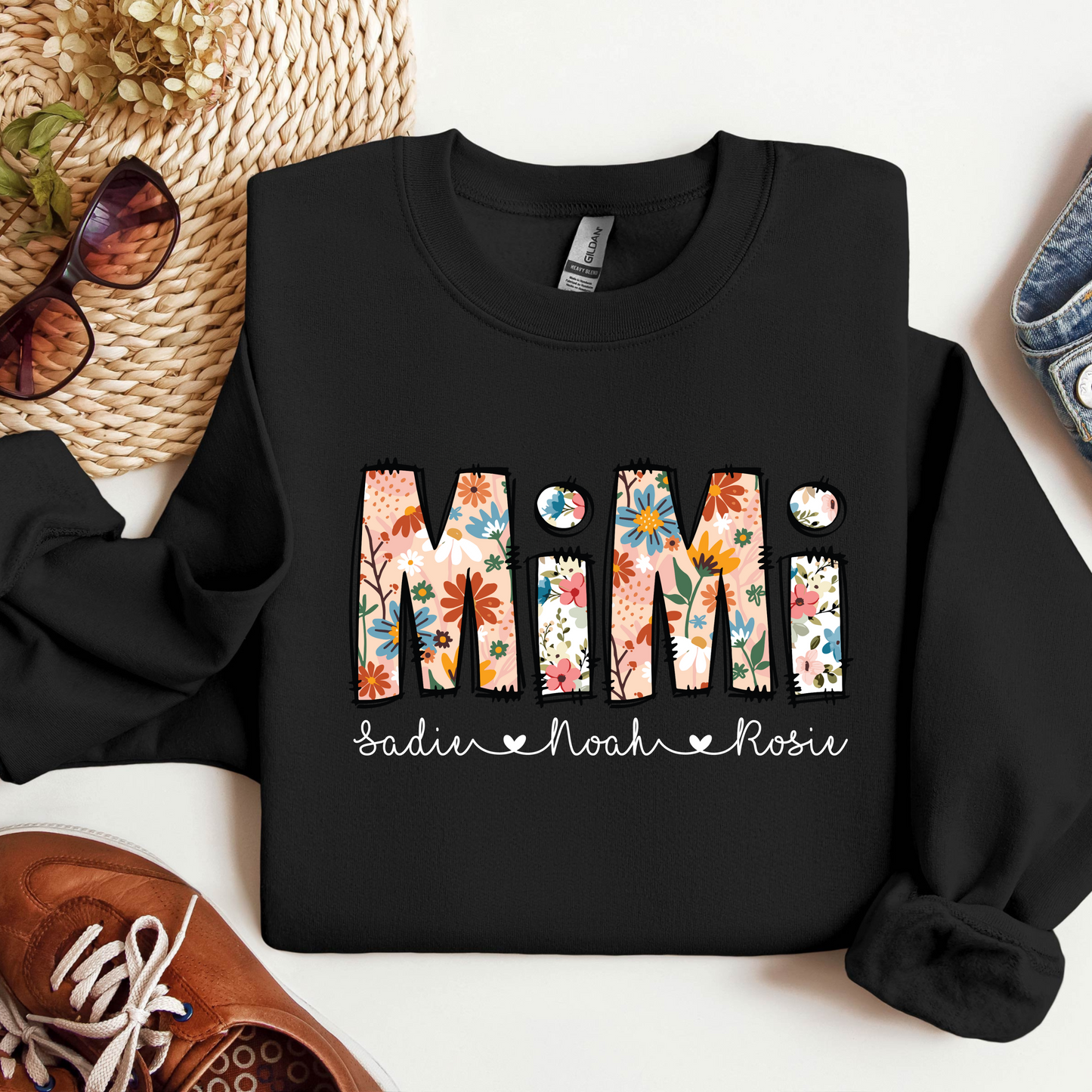 Personalized Floral, Mother's Day Gift for Grandma