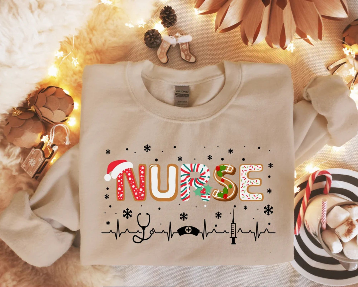 Weihnachtspullover für Krankenschwestern, Weihnachtsgeschenk für Krankenschwestern