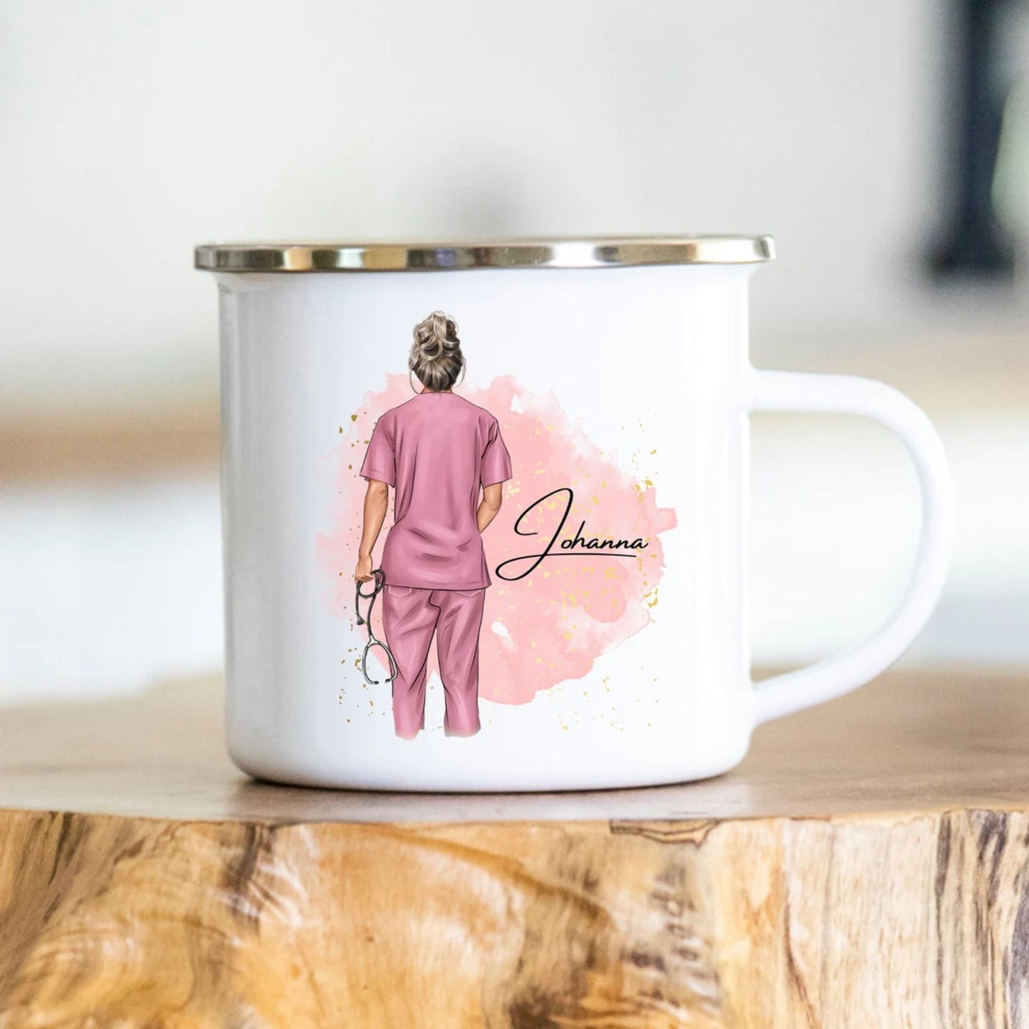 Personalisierte Krankenpfleger, Arzt Kaffeetasse - Geschenk für Krankenpfleger und Ärzte
