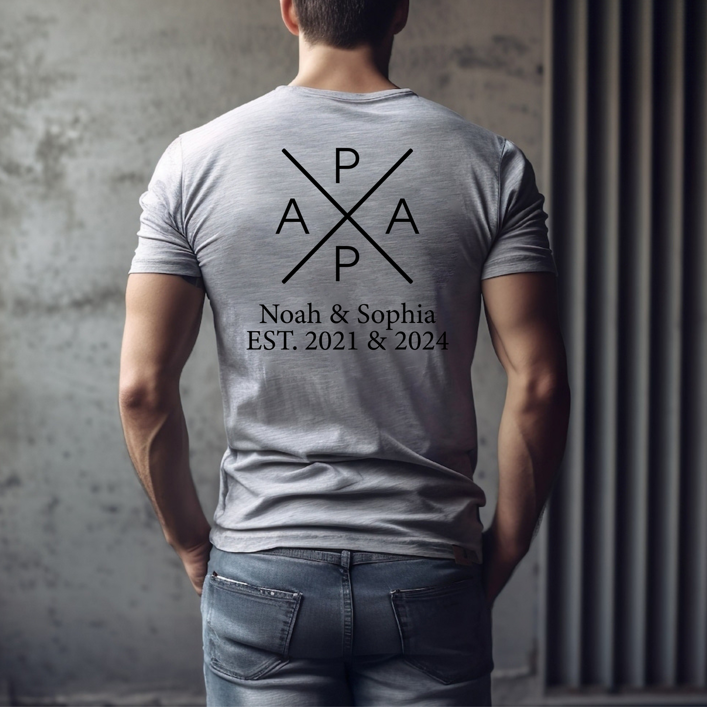 Papa's Pride - Celebrated with Names and Special Years