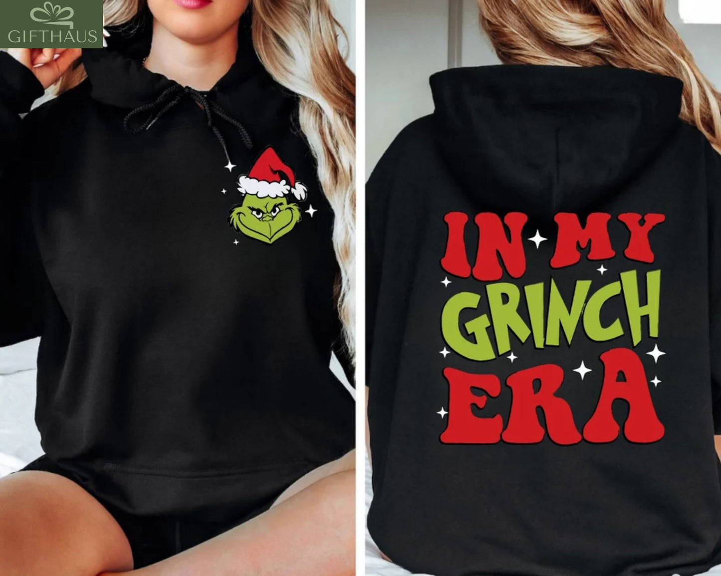 In My Grinch Era Weihnachts Hoodie und Sweatshirt - Merry Grinchmas Pullover