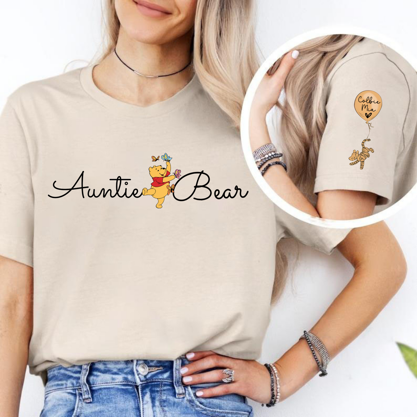 "Tante-Bär" Personalisiertes T-Shirt - Ideal als Geschenk