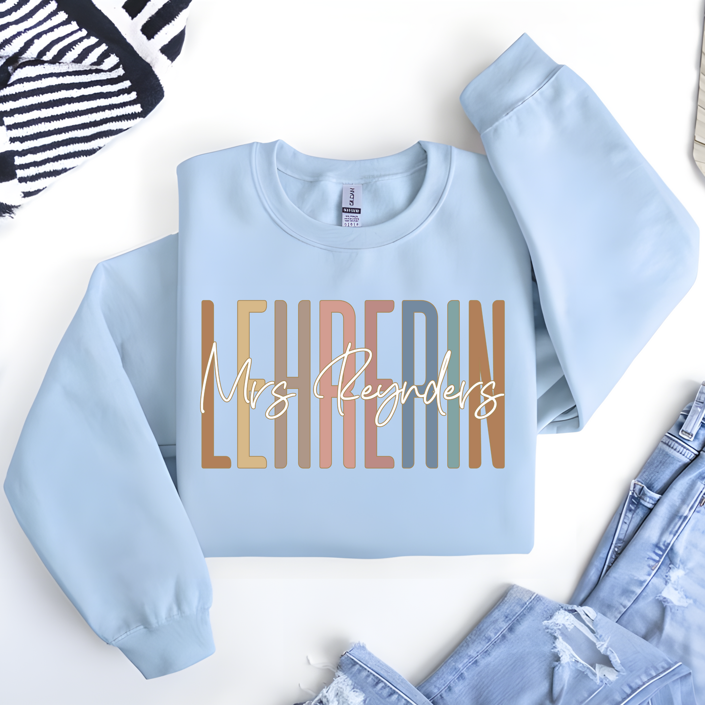 Personalisierter Retro-Spruch für Lehrer - Perfektes Dankeschön-Geschenk