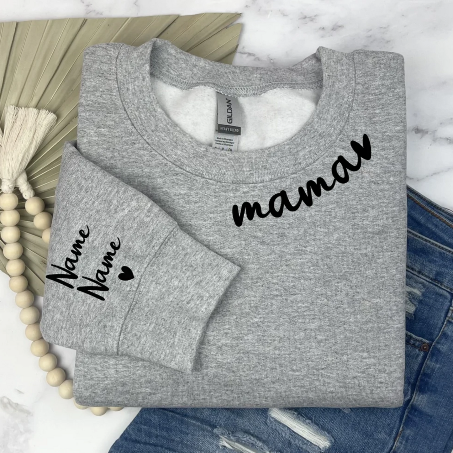 Custom Names Mom Tribute - Perfect Mother's Day Cozy Sweater