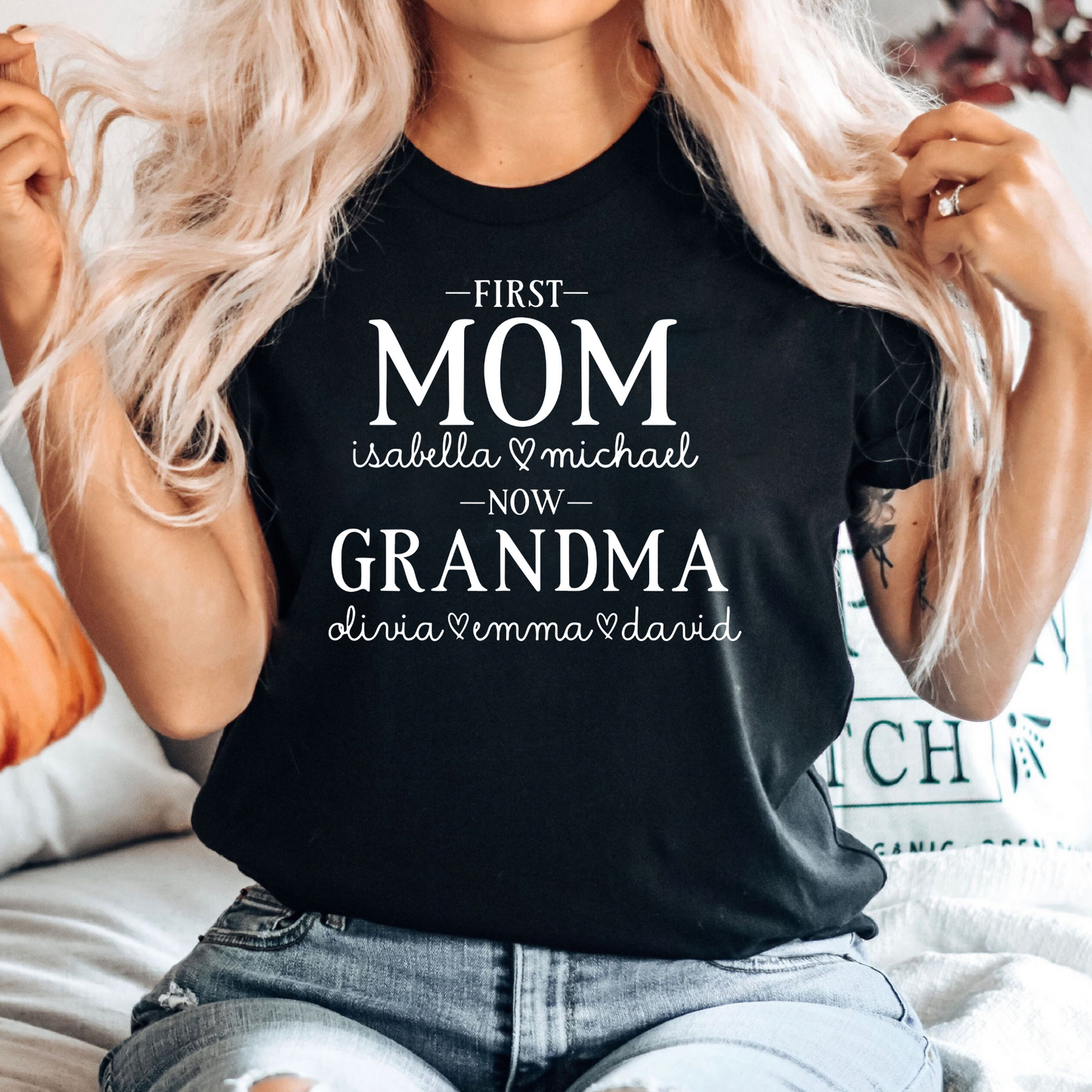 Personalisiertes Mama und Oma Shirt - Geschenk zum Muttertag