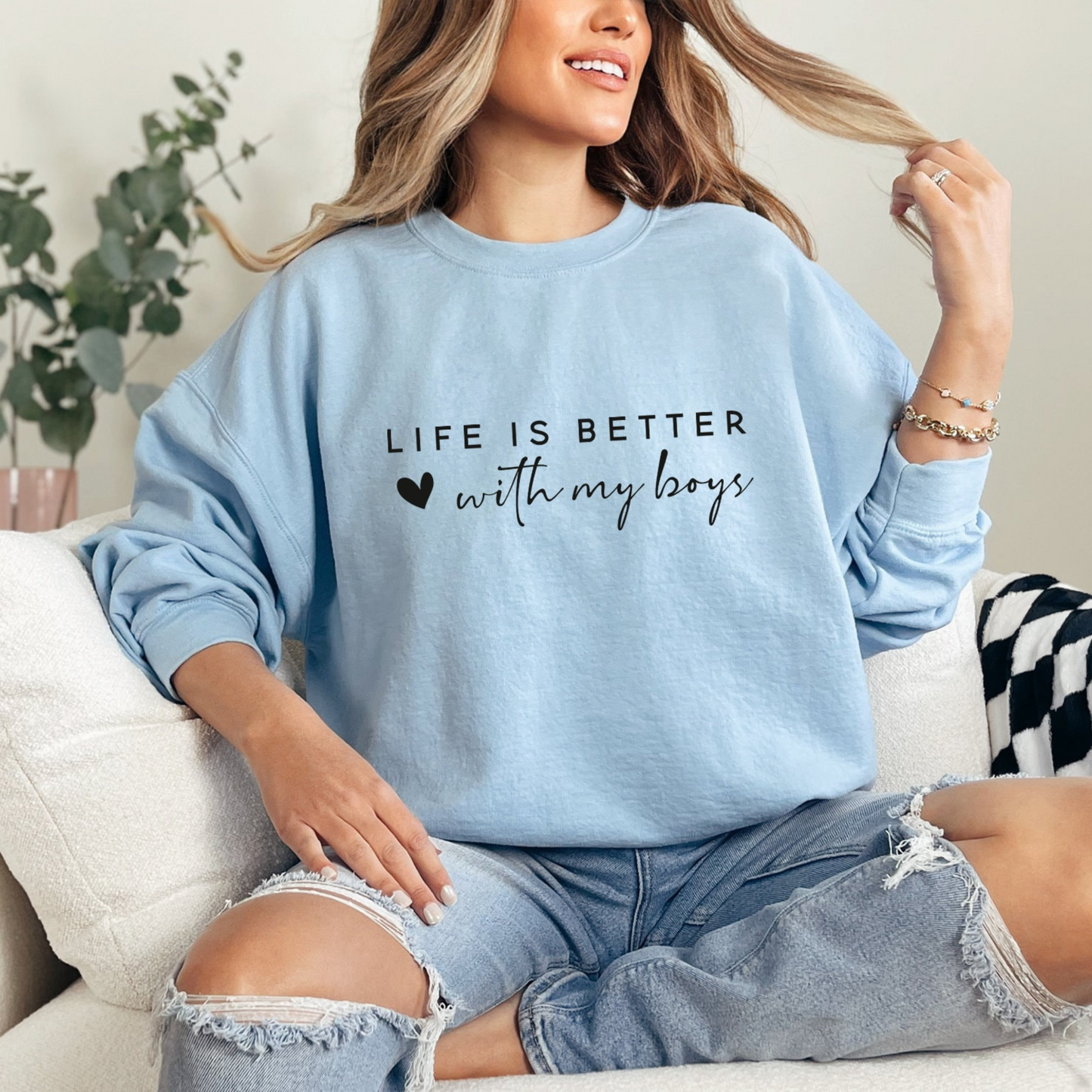 Life is Better With My Boys - Gift for Mom